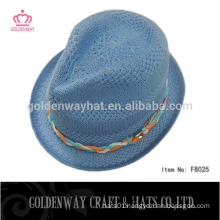 polyester crochet hats with nice band wedding trilby hats